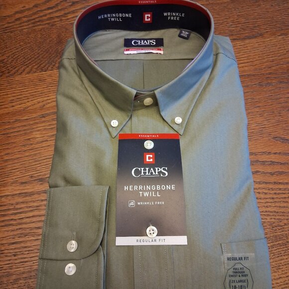 MEN'S CHAPS SHIRT NEW - Picture 1 of 3